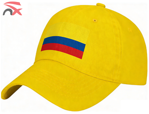 Casquette de baseball ajustable de qualité supérieure pour les fans de football, avec drapeau colombien, en gros - Product Image 6
