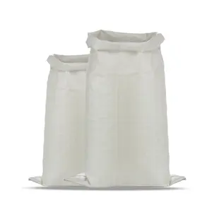 Sac de vente à faible coût pour le riz 25Kg 40Kg 50Kg sac tissé en Pp sac de maille d'emballage de bois de chauffage sac tissé en Pp