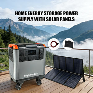 Station d'alimentation portable 5000 W avec panneaux solaires BIGINVERTER LiFePO4 pour la maison, le camping en plein air et les situations d'urgence - Product Image 6