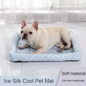 Alfombrilla de enfriamiento de alta calidad para mascotas, alfombrilla de hielo de verano para perros, patrón sólido de <span class=keywords><strong>PVC</strong></span> y fibra para perrera y cama para gatos - Product Image 2