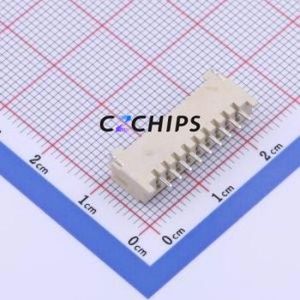 WAFER-HY2.0-9PWB Wire-to-Board Pin Header SMD,P=2mm,Horizontal Mount Connector 1x9P 2mm Horizontal Mount HY - Product Image 2