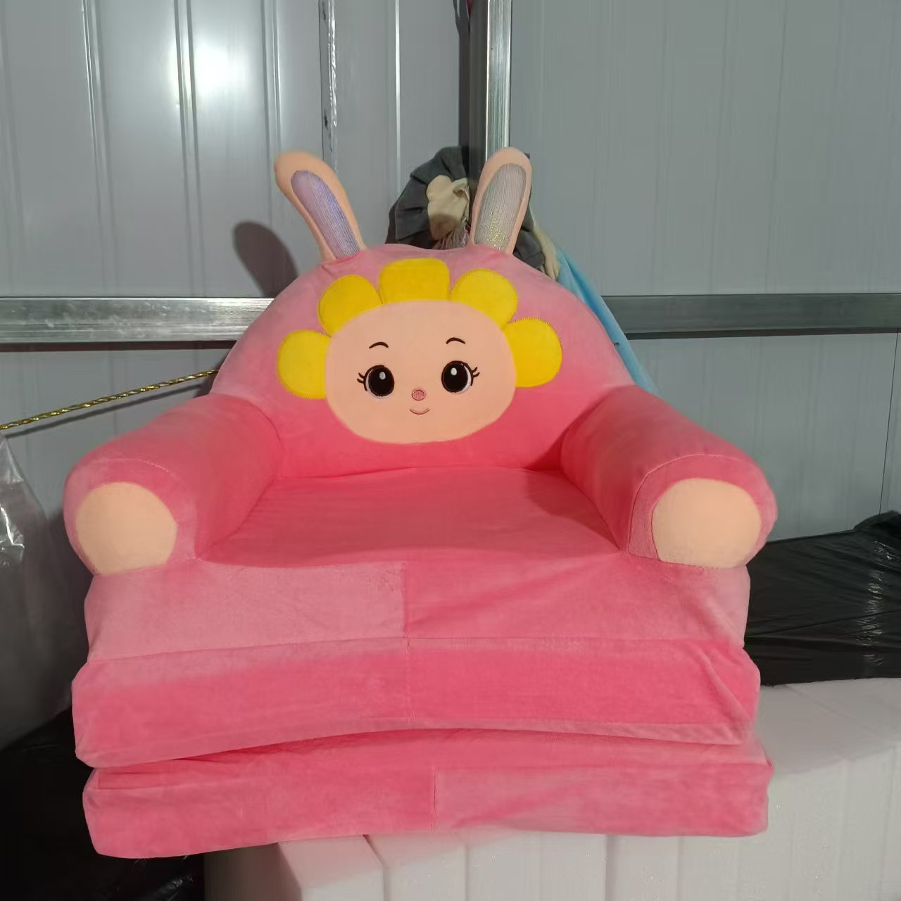 Pink princess soft bed