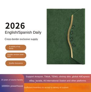 Agenda personnalisé <span class=keywords><strong>en</strong></span> gros 2026, planificateur relié, carnet de notes de <span class=keywords><strong>calendrier</strong></span> <span class=keywords><strong>professionnel</strong></span>, tailles A3 A4 A5 pour la promotion de cadeaux d'entreprise, la planification - Product Image 5