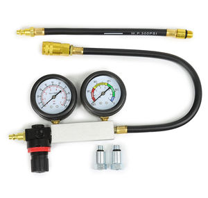 Testeur de fuite de cylindre 4 pièces et détecteur de compression de moteur Kit d'outils d'entretien de véhicule - Product Image 4