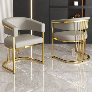 Chaise de salle à manger moderne de luxe, style européen, dossier haut, pour la maison, le bureau, le bar, les hôtels, les cafés, les salons, les cafés - Product Image 5