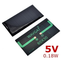Panneau solaire électronique intelligent 1W 5V, petit panneau solaire électronique DIY pour chargeur de téléphone portable, éclairage domestique, jouet, etc., cellule solaire