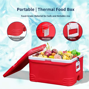 Glacière de camping extérieure 48L légère, durable, portable, avec isolation thermique EPS/PU et coins anti-collision pour aliments et canettes, usage domestique - Product Image 3