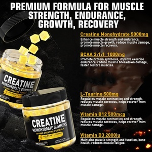 Vitadiscovery Gommose per Adulti per lo Sviluppo Muscolare con Creatina Monoidrato, BCAA, D3, B12, Integratore Energetico, <span class=keywords><strong>4</strong></span> Gommose al Giorno, Nutrizione Sportiva - Product Image 3