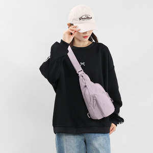 Bolso <span class=keywords><strong>Bandolera</strong></span> de Nylon Personalizado al por Mayor con Logotipo, Riñonera Ligera, Bolso Cruzado Casual Deportivo de un Solo Hombro para Hombres y Mujeres - Product Image 3