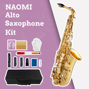 Saxophone alto Eb, instrument à vent en laiton, saxophone alto, saxophone alto complet - Product Image 5