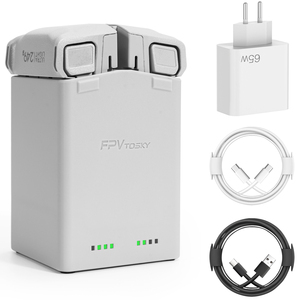 Cargador Rápido Dual, Fuente de Alimentación Compacta, Centro de Carga, Accesorios para Drones para la Serie DJI Mini3/4 - Product Image 1