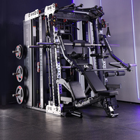 Nouveau Produit 2025 – Vente d'Usine – Machine Smith Commerciale Multifonctionnelle pour Musculation, Équipement de Salle de Sport avec Crossover à Câbles