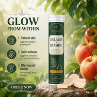 Comprimés effervescents de collagène Collagène hydrolysé Antioxydant Soin de la peau Complément alimentaire pour adultes