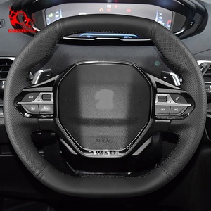Tira de cuero para el coche, accesorio de costura para el talón del coche, para eugeot e-208 ifter 408 <span class=keywords><strong>308</strong></span> 5008 3008 208 2008 - Product Image 5