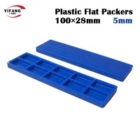 YIfang Moderne Multi-Taille HDPE En Plastique Plat Vitrage Packer Fenêtre Cale Niveleur De Sol Cale De Carrelage Tailles Mixtes pour Plancher De Fenêtre