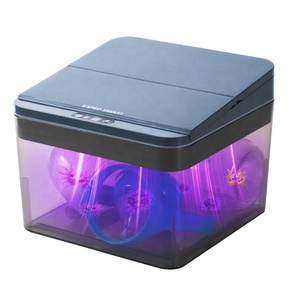 2021 Amazon UVC sterilization sensor storage box smart sensor trash bin garbage can Kitchen & Pantry Organization Containers