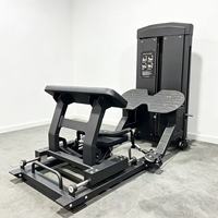 Presse à plat professionnelle pour les hanches avec structure en acier, réglable et multifonctionnelle pour l'entraînement des muscles fessiers