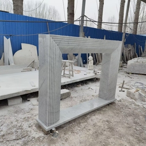Italy Carrara <strong>Fireplace</strong> <strong>Mantel</strong> Marble extra <strong>Large</strong> Marble <strong>Fireplace</strong> Newstar Marble <strong>Fireplace</strong> - Product Image 4