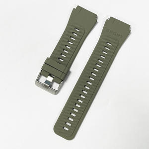 Correa de reloj de silicona suave de 22mm para <span class=keywords><strong>Casio</strong></span> Edific/535bk Series, hebilla de aguja de acero, Correa impermeable deportiva de goma para hombre - Product Image 4