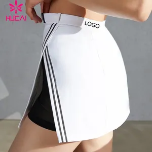 Aangepaste Mode Vrouwen Sport Actieve Jurk Geplooide 2-In-1 Tennisrokken - Product Image 3