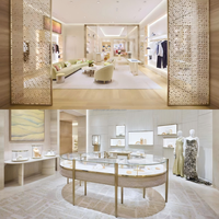 Vitrine de présentation pour magasin de bijoux, étagère, comptoir, solution de conception pour l'ensemble du magasin, boutiques, centre commercial