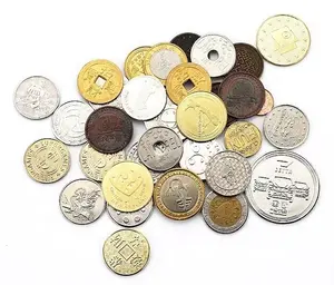 OEM 동전 제조 업체 저렴한 사용자 정의 다른 금속 다른 크기 세탁기 동전/아케이드 토큰 동전 JO-TC-19