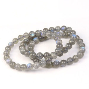 Bracelets en Labradorite Naturelle Brésilienne à Éclat Bleu en Gros, <span class=keywords><strong>Bracelet</strong></span> Personnalisable en Cristal de Guérison pour Hommes et Femmes - Product Image 2