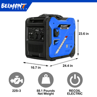 110V 220V 230V 5KW 5.5KW Dual Fuel Gas LPG Power Elektrischer Mini Tragbarer Silent Parts Inverter Benzin generator
