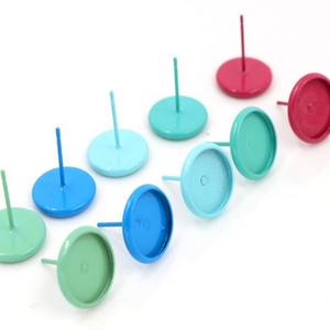 <span class=keywords><strong>Boucles</strong></span> <span class=keywords><strong>d</strong></span>'<span class=keywords><strong>oreilles</strong></span> en acier inoxydable avec <span class=keywords><strong>cabochon</strong></span>,lunette ronde et plate,base de plateau vierge <span class=keywords><strong>pour</strong></span> la fabrication de bijoux - Product Image 2