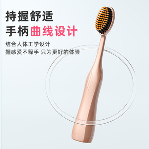 Cepillo de dientes gigante de cabeza ancha con cerdas suaves para adultos, cepillo de dientes manual para una limpieza profunda - Product Image 3