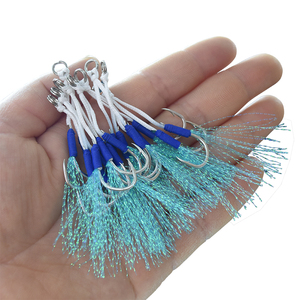 Hameçon de pêche, accessoire en acier à haute teneur en carbone, crochet pour Slow Jigging, eau salée, 20, 25 paires/boîte - Product Image 6