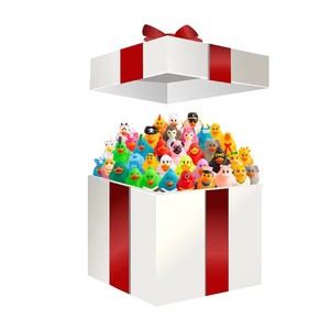 Jouets de bain flottants jaunes écologiques classiques de 2 pouces, assortiment de mini-jouets en caoutchouc Jeep ArtCreativity pour bébés - Product Image 3