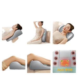 AUX Neck Shoulder Massager <b>Cushion</b> Electric Heating Vibration Massage For Back Waist Legs - Product Image 2