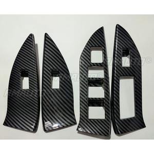 Panel de Control de Elevación de Ventanas de Fibra de Carbono, Decoración Iluminada para el Marco del Reposabrazos Interior, para Subaru Forester 2016-2018 - Product Image 3