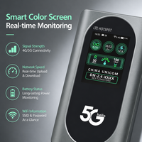 Point d'accès mobile sans fil 5G CPE M2D avec écran couleur LCD intelligent, batterie 4400 mAh, prend en charge plusieurs bandes 5G 4G, OEM ODM