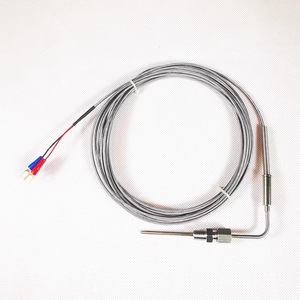 Salt Inscription K Type Armored Thermocouple 1/8 NPT Threaded Stainless Steel Temperature Probe WRNk-395 - Product Image 3