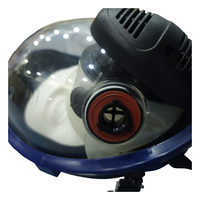 Masque à gaz intégral EN136 3M avec double port de filtration pour fumées toxiques et particules en suspension dans l'air, protection complète