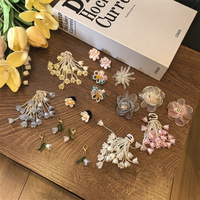 Boucle de chaussure à fleurs perlées Olian Boucle décorative de chaussure de fille haut de gamme Boucle décorative de chaussure d'entraînement allemande de style ballet