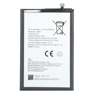 Batería de Litio Recargable de 6000mAh para Teléfono Móvil Infinix Hot 9 Play X680 X688B BL-58BX - Product Image 3