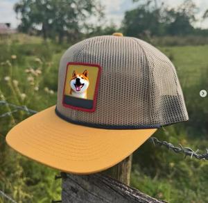 Custom Designed 6-Panel Full Mesh Breathable Trucker Hat with Woven Fabric Patch Logo Flat Visor Brim & <b>Rope</b> for Outdoor Sport - Product Image 5