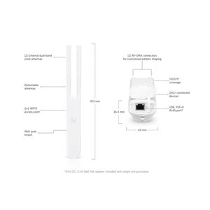 UniFi AC Mesh luar ruangan WiFi titik akses Ubiquiti UAP-AC-<span class=keywords><strong>M</strong></span> untuk jaringan nirkabel Perusahaan - Product Image 6
