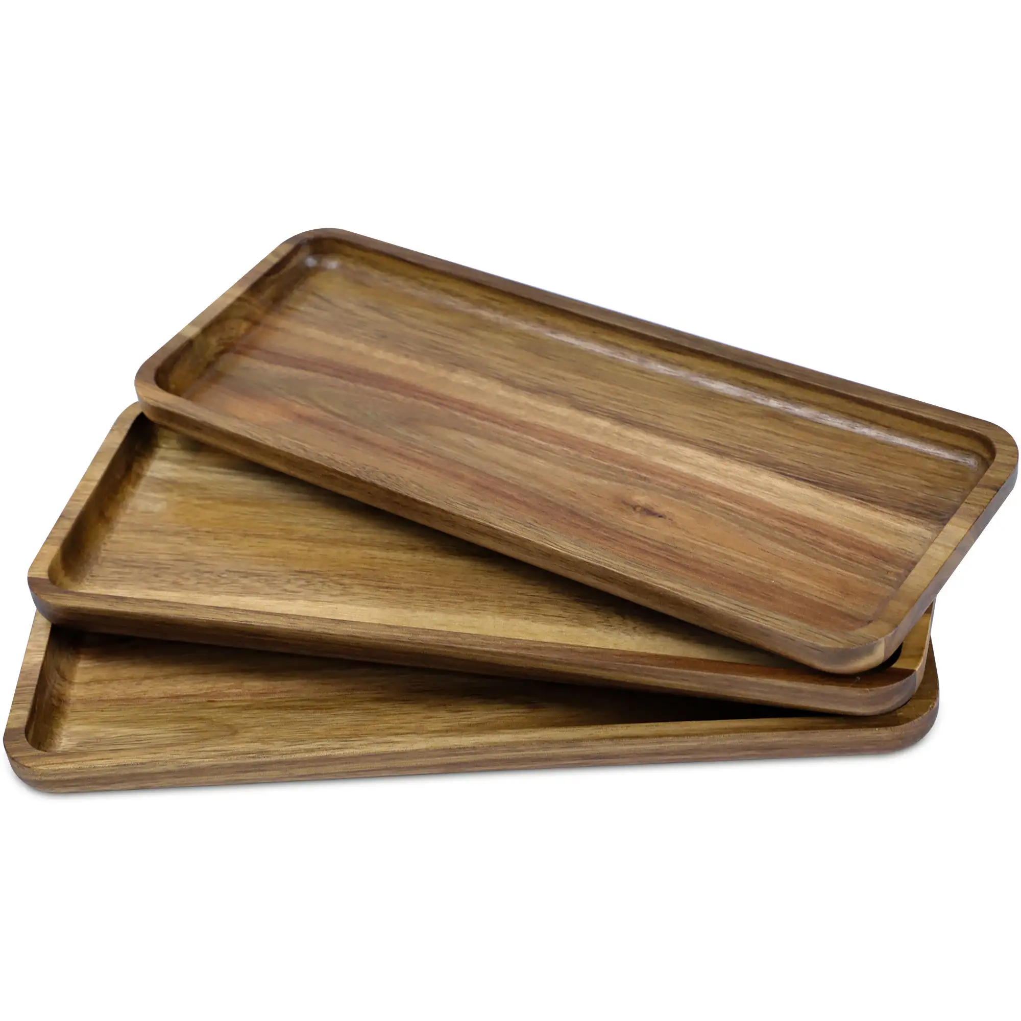 View larger image Add to Compare Share Wooden Serving Tray Vegetable Fruit Platter Decor Wood Trays Dessert Plates Food Dish S