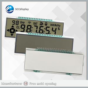 우수한 HTN 맞춤형 세그먼트 LCD 모듈 SJXDHG001016 넓은 온도 범위의 스마트 미터 디스플레이 화면 - Product Image 6