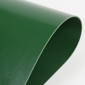 Tarım makineleri düz ulaşım yeşil elmas desen <span class=keywords><strong>PVC</strong></span> konveyör bant - Product Image 1