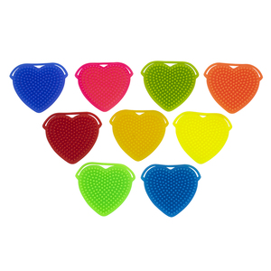 Cepillo facial de silicona en forma de corazón para champú de bebé Masaje y limpieza Limpiador de herramientas de maquillaje - Product Image 1