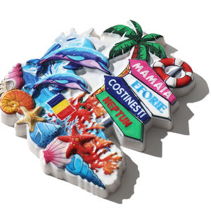 Aimant de réfrigérateur Souvenir de Roumanie personnalisé personnalisé imprimé résine Souvenir 3d aimants de réfrigérateur pour les villes de la côte du Litoral - Product Image 4