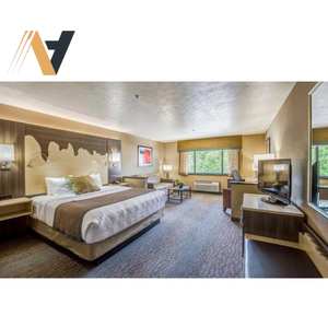 Table de chevet élégante Best Western Hotel Furniture - MDF LPLNight Stand Furniturewith Smart Storage-Meubles sur mesure au Vietnam - Product Image 4