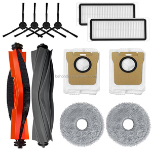 Kit d'accessoires pour aspirateur <span class=keywords><strong>robot</strong></span> <span class=keywords><strong>Xiaomi</strong></span> Dreame L20 Ultra X20 <span class=keywords><strong>Pro</strong></span> <span class=keywords><strong>Pro</strong></span> <span class=keywords><strong>Plus</strong></span> Pièces de rechange Brosse principale Sac à poussière Filtre Brosse latérale Chiffon de nettoyage - Product Image 1