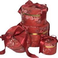 Boîte à bonbons pour cadeau de demoiselle d'honneur avec ruban, élégante boîte à nourriture en papier kraft pour les fêtes
