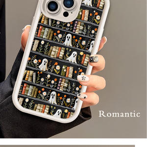 Creative Retro <span class=keywords><strong>Ghost</strong></span> Book Design per iPhone 17 16 Pro 15 <span class=keywords><strong>14</strong></span> 13 12 11 Pro Max XR XS Cover posteriore protettiva per telefono - Product Image 5